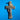 Gold Lily Crucifix (C-79)